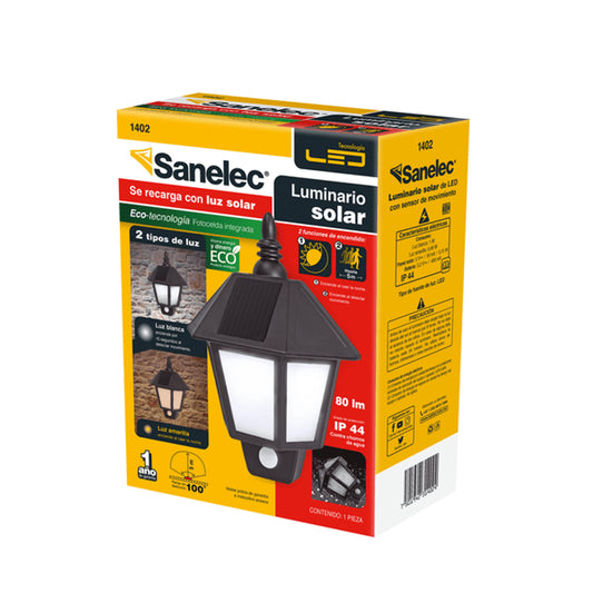 Farol solar de pared